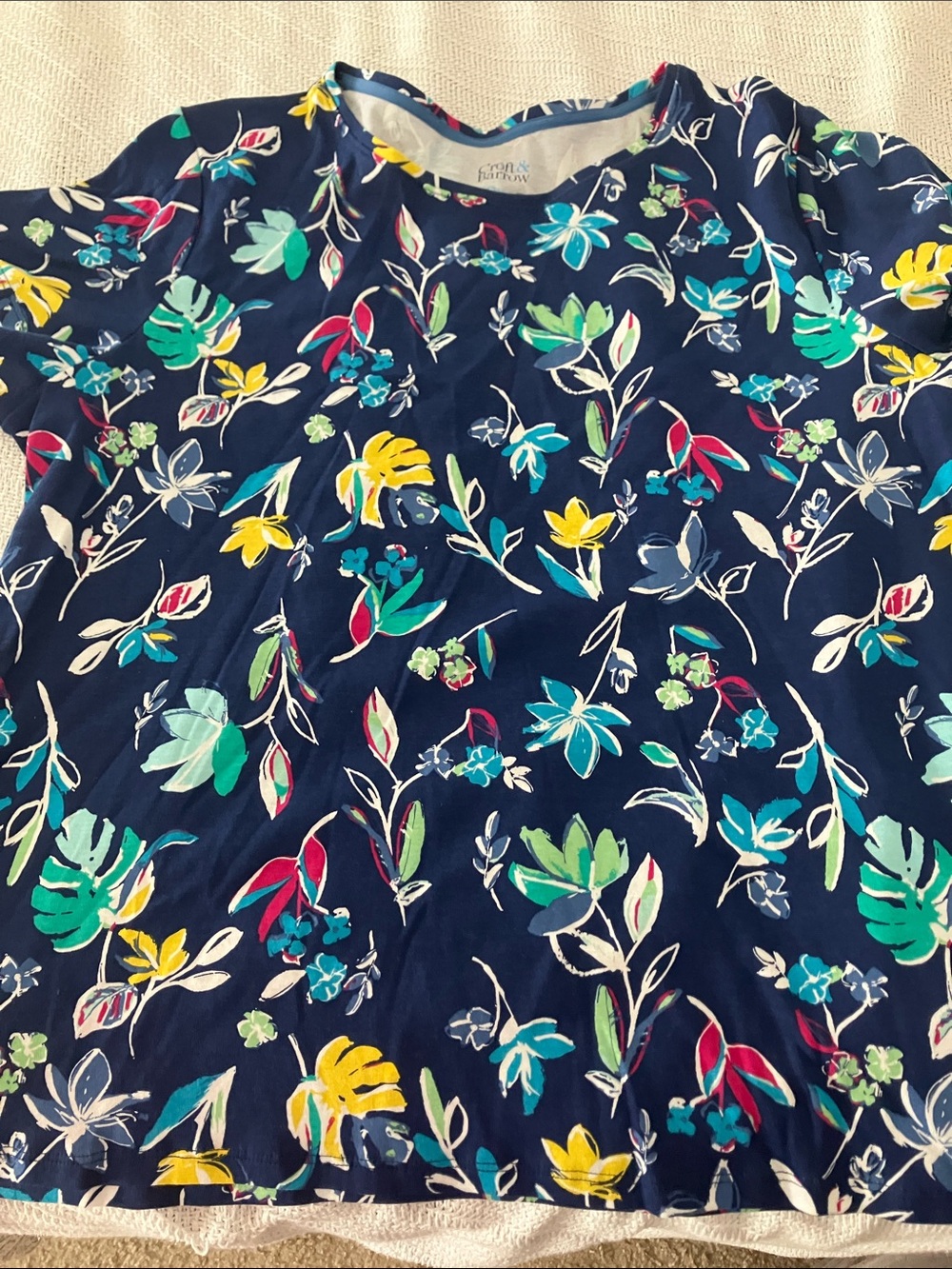 Bright floral tee